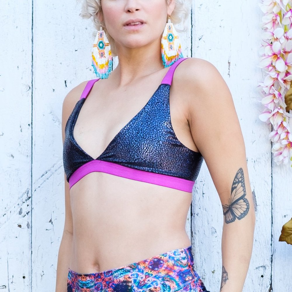 Retro Bra Top - Warrior Within Designs